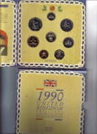 United Kingdm Brilant Uncirculated Coin Collection 1990 Ufficiale FDC - Mint Sets & Proof Sets