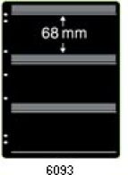 PRINZ Stock Pages 6093 Prinz-plus-System 3 Pockets Each 68 Mm Height - Vierges