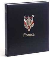 DAVO 3744 Luxe Binder Stamp Album France IV - Formato Grande, Sfondo Nero