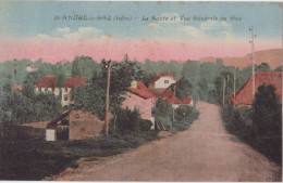 CPA Colorisée - St André Le Gaz (38) - La Route Et Vue Générale Du Gua - Saint-André-le-Gaz