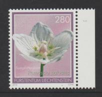 Liechtenstein Mi 1718 Bog Flowers - Marsh Grass-of-Parnassus - Parnassia Palustris - 2014 - Unused Stamps