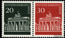 Berlin (West) W45 Unmounted Mint / Never Hinged 1970 Brandenburg Tor - Se-Tenant