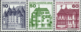 Berlin (West) W75 Unmounted Mint / Never Hinged 1980 Fortresses And Castles - Se-Tenant