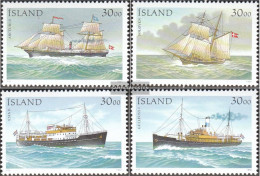 Iceland 753-756 (complete Issue) Unmounted Mint / Never Hinged 1991 Steamers - Nuevos