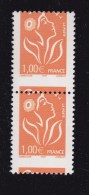 FRANCE 2005 YT3739 MARIANNE DE LUQUET SUPERBE PIQUAGE A CHEVAL PAIRE - Ungebraucht