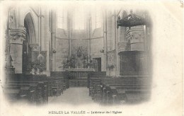 ILE DE FRANCE -95 - VAL D'OISE -NESLES LA VALLEE - Intérieur De L'église - Nesles-la-Vallée