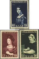 Saar 376-378 (complete Issue) Unmounted Mint / Never Hinged 1956 Volkshilfe - Unused Stamps