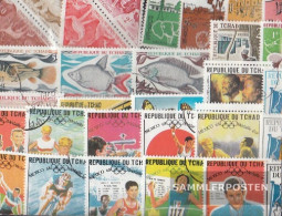 Chad 50 Different Stamps - Other & Unclassified