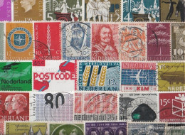 Netherlands 50 Different  Special Stamps And Large - Verzamelingen