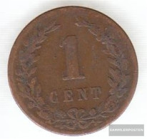 Netherlands Km-number. : 107 1901 Very Fine Bronze Very Fine 1901 1 Cent Crowned Leo - 1 Cent