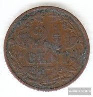Netherlands Km-number. : 150 1929 Very Fine Bronze Very Fine 1929 2-1/2 Cent Crowned Leo - 2.5 Cent