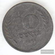 Netherlands Km-number. : 173 1943 Extremely Fine Zinc Extremely Fine 1943 10 Cents Tulips - 10 Cent