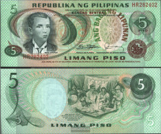Philippines Pick-number: 160d Uncirculated 1978 5 Piso - Philippines