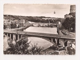 HUY La Meuse Le Pont Du Chemin De Fer Pont Baudin Et Le Téléphérique - Andere & Zonder Classificatie