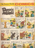 Dennis The Menace By Hank Ketcham The Overseas Jamilly Comics Vol 13 N°8 Du 20 February 1970 - Newspaper Comics