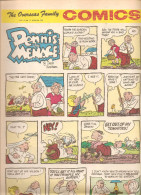 Dennis The Menace By Hank Ketcham The Overseas Jamilly Comics Vol 13 N°17 Du 24  April 1970 - Fumetti Giornali