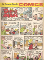 Dennis The Menace By Hank Ketcham The Overseas Jamilly Comics Vol 13 N°24 Du 12 June 1970 - Newspaper Comics