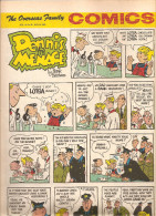Dennis The Menace By Hank Ketcham The Overseas Jamilly Comics Vol 13 N°28 Du 10 July 1970 - Fumetti Giornali