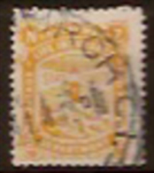 NZ 1905 2d Lighthouse Yellow SG L34 U #GP229 - Dienstmarken