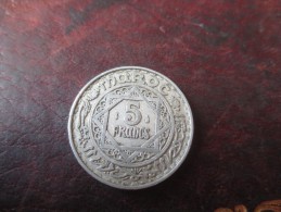 MAROC  - 5 FRANCS 1370 - TTB - VOIR PHOTOS - Morocco