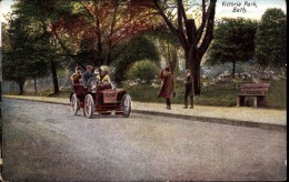 VICTORIA PARK, BATH, SOMERSET ~ OLD CAR, ANIMATED 1905 - Bath
