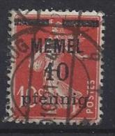 Germany (Memel) 1920-22  (o) Mi.19 Y - Memelland 1923