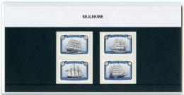 DENMARK / DANEMARK (2015) - Presentation Pack - Sailing Ships Georg Stage, Kobenhavn, Danmark, Fulton (2 Scans) - Unused Stamps