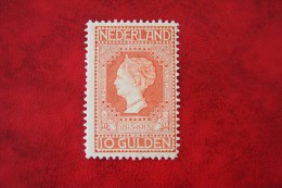 Jubileumzegel 10 Gld NVPH 101 (Mi 92 92B) 1913 Ongebruikt / MH NEDERLAND / NIEDERLANDE - Ungebraucht