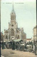 Bruxelles - St Gilles : Parvis Et Marché - Animation Splendide - St-Gillis - St-Gilles