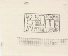 J2345 - Czechoslovakia (1945-79) Control Imprint Stamp Machine (R!): 20 Years Of "Collecting Materials" Bratislava - Prove E Ristampe