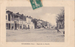 81 / PUYLAURENS / ESPLANADE DU RAVELIN / JOLIE CARTE GAUFFREE - Puylaurens