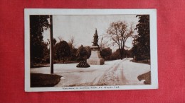 - Indiana> Fort Wayne   Entrance To  Lawton Park  -1866 - Fort Wayne
