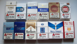 Empty Cigarette Boxes-12items #0407. - Empty Tobacco Boxes