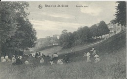 Bruxelles-St. Gillis    Dans Le Parc;   Prachtige Kaart!   1912  Naar  Bruges - St-Gilles - St-Gillis
