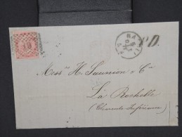 ITALIE-Lettre ( Sans Texte) De Naples Pour La Rochelle En 1871  à Voir P6715 - Other & Unclassified