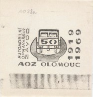 J2439 - Czechoslovakia (1945-79) Control Imprint Stamp Machine (R!): AOZ Olomouc, Automobile Repair Servicekit Factory - Essais & Réimpressions