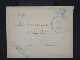 ESPAGNE-Enveloppe Du Service Des Bléssés Et Prisonniers De Guerre Pour Orléans En 1916 à Voir P6786 - Covers & Documents