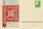 Drittes Reich Privatganzsache 1939 Mi PP 142-C-45-01, München, 4.Reichsbundestag * [220615KI] - Enteros Postales Privados