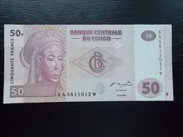 CONGO - 50 FRANCS 2007 - UNC - Unclassified