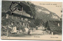 - Zurich - Dorfstasse, Rue Du Village, Belle Animation, écrite En 1911, TBE, Scans. - Dorf