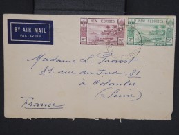 NOUVELLES-HEBRIDES-Enveloppe De Villa Pour Paris En 1952 Aff Plaisant  à Voir Lot P6819 - Lettres & Documents