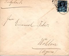 GRANDE-BRETAGNE. N°95 Sur Lettre De 1895 Au Départ De Londres à Destination Du Canton D´Argovie En Suisse. - Covers & Documents