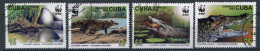 Cuba 2003 - Crocodiles - Complete Set Of 4 Stamps - Used Stamps