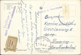 Return Post, 1971., Yugoslavia - Germany, Postcard (930) - Andere & Zonder Classificatie