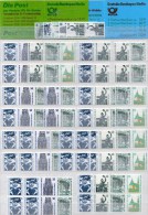 Zusammendrucke Sehenswürdigkeit 1989 Berlin HBl.22+23 Plus 29xZD In MH 14+15 ** 540€ Booklet Se-tenant Carnet Bf Germany - Zusammendrucke