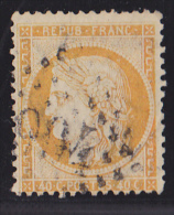 France N°38 - 40c Orange -  Oblitéré - TB - 1870 Belagerung Von Paris