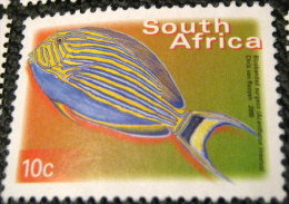 South Africa 2000 Acanthurus Lineatus Fish 10c - Used - Oblitérés