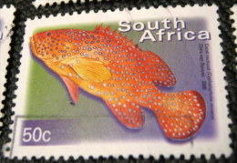 South Africa 2000 Cephalopholis Miniatus Fish 50c - Used - Gebruikt