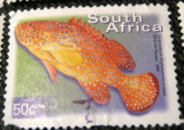 South Africa 2000 Cephalopholis Miniatus Fish 50c - Used - Gebruikt