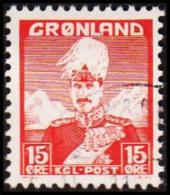 1938. Christian X And Polar Bear. 15 Øre Red (Michel: 5) - JF175240 - Ungebraucht